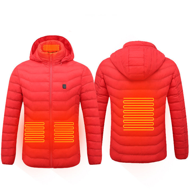 Men’s USB Heated Jacket – Winter Thermal Coat with 3 Heat Levels, Lightweight & Machine Washable - AccessoriesLifes