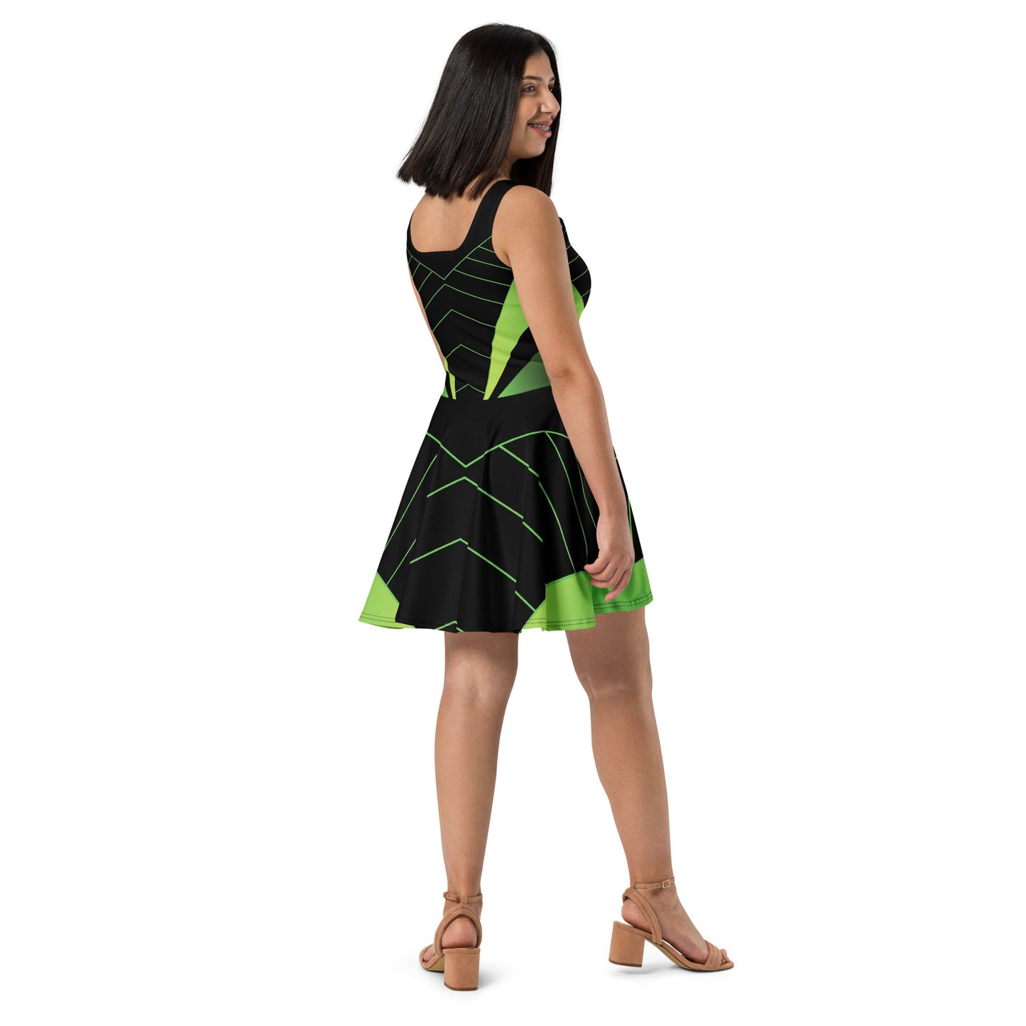 Elegant Sleeveless Skater Dress - Soft Recycled Fabric - Dresses - AccessoriesLifes