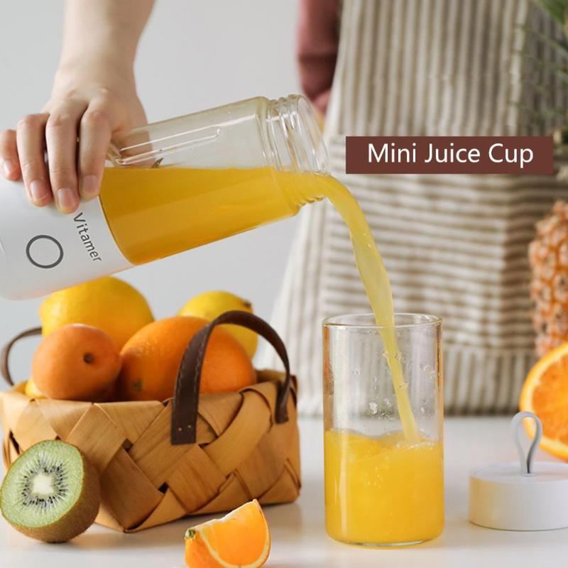 350ml Portable Blender – USB Rechargeable Smoothie Maker (14,000 RPM)