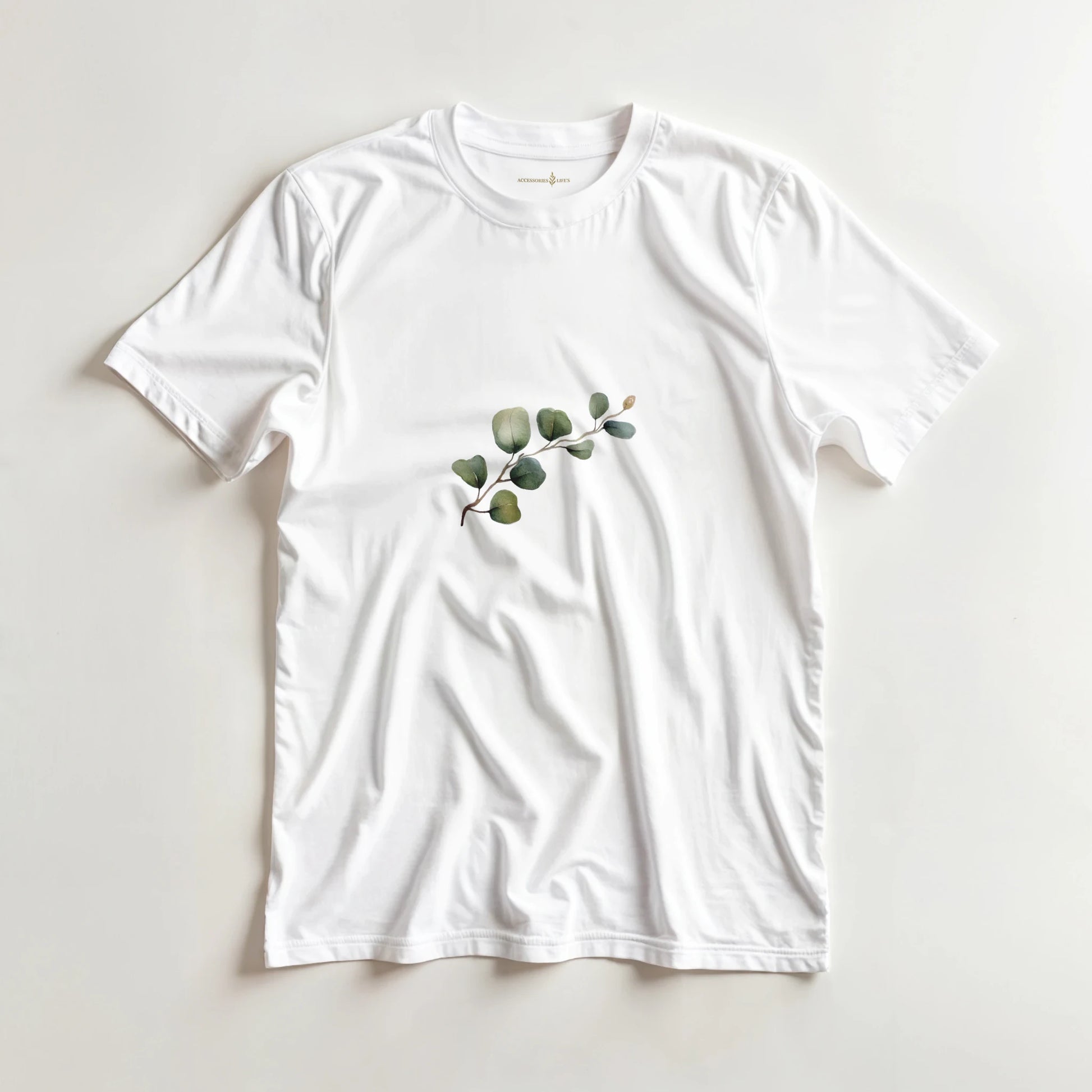 Gildan 5000 heavyweight cotton t-shirt back view showing quality stitching
