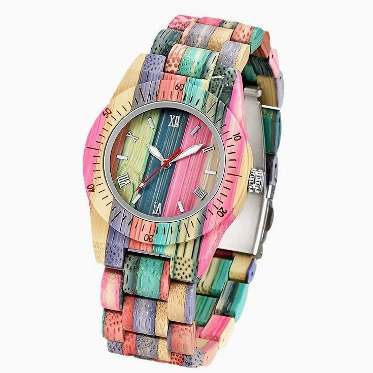 Women's Bamboo Watch - Sustainable Wood Fashion Accessory
