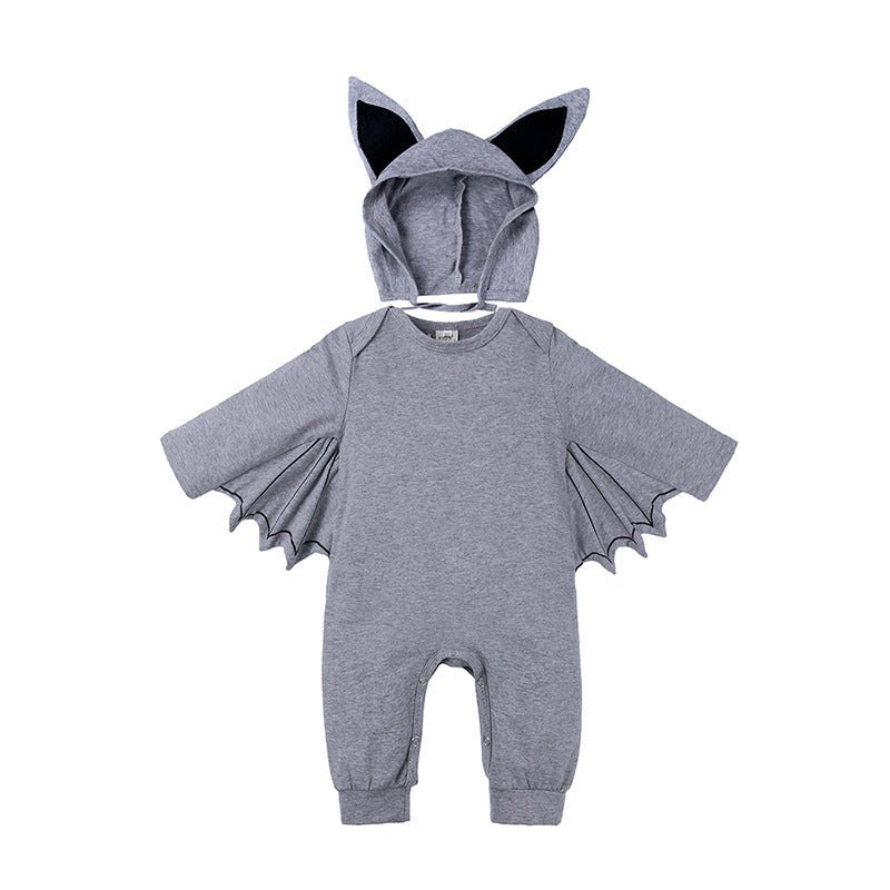 Adorable Baby Bat Romper – Halloween Costume with Hood - Clothing - Baby & Toddler - Rompers & Bodysuits - AccessoriesLifes