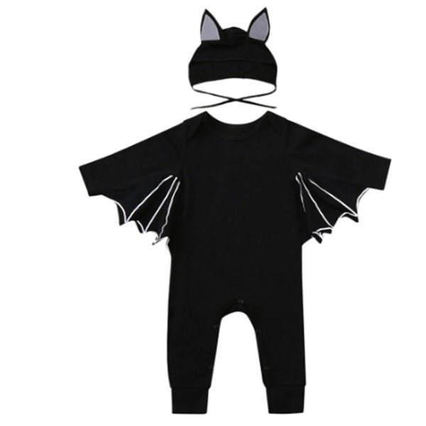 Adorable Baby Bat Romper – Halloween Costume with Hood - Clothing - Baby & Toddler - Rompers & Bodysuits - AccessoriesLifes