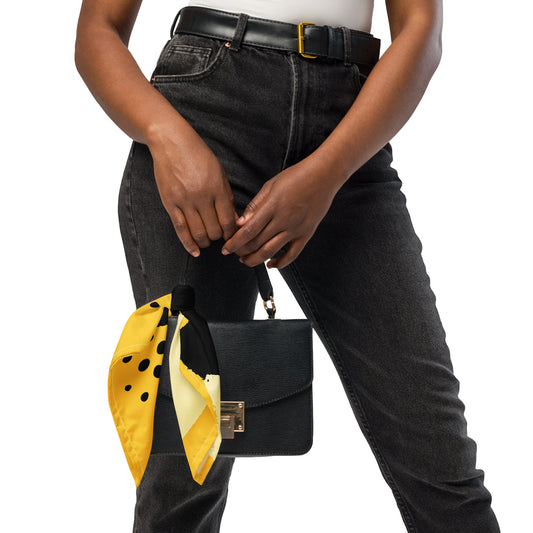 All-over print bandana white - Size S front view - Perfect for small pets
