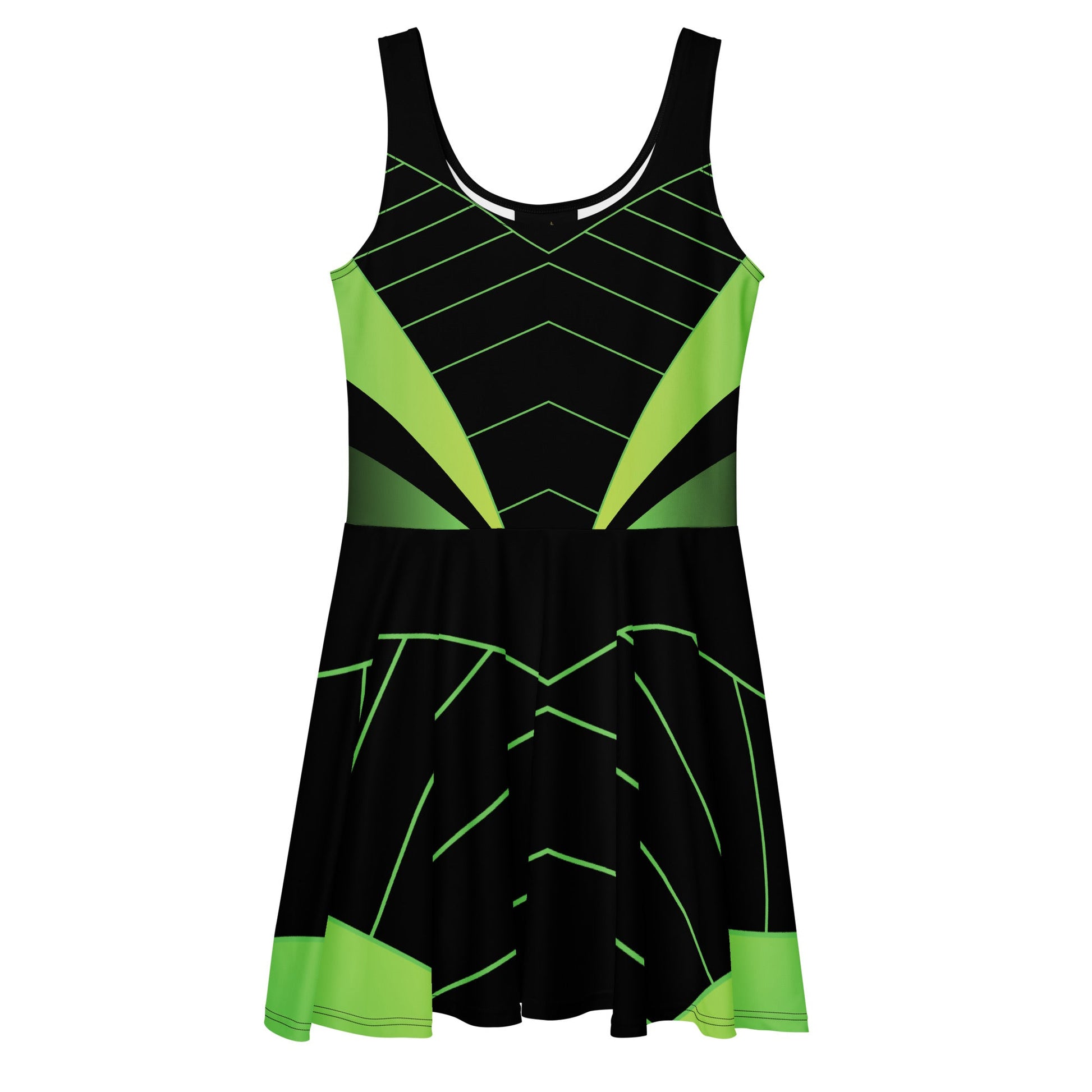 Elegant Sleeveless Skater Dress - Soft Recycled Fabric - Dresses - AccessoriesLifes