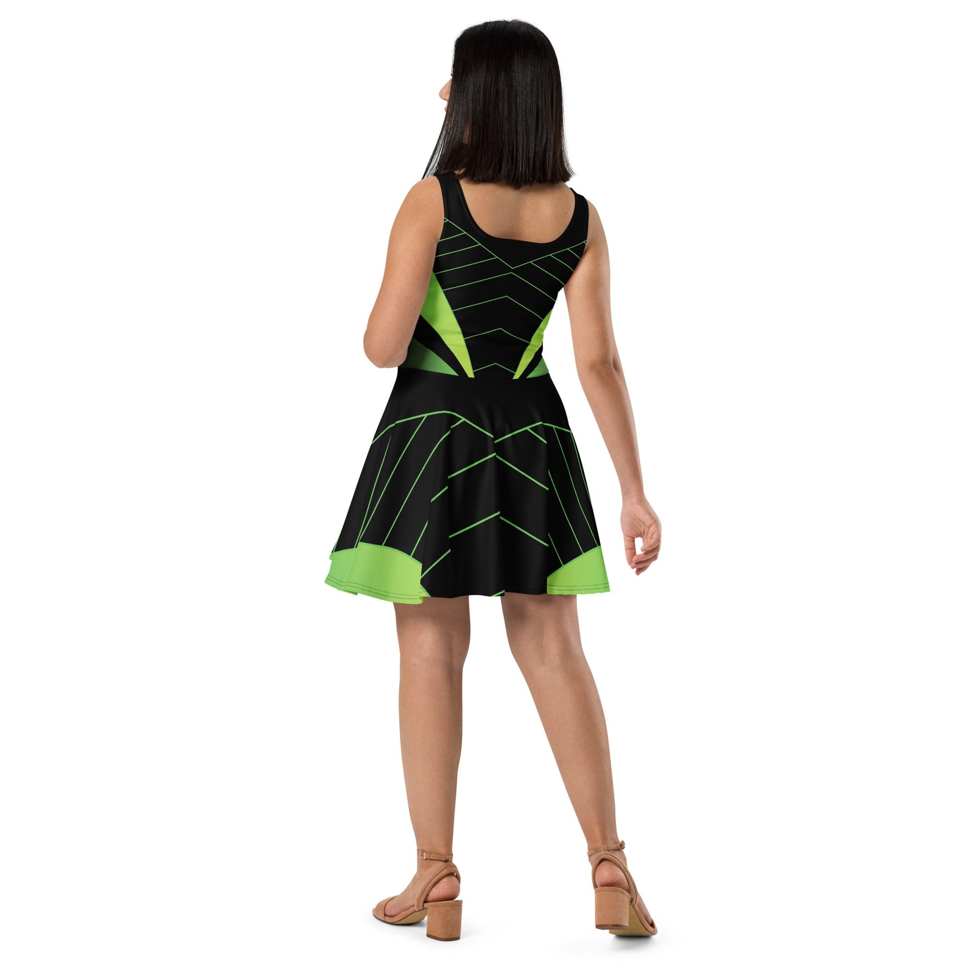 Elegant Sleeveless Skater Dress - Soft Recycled Fabric - Dresses - AccessoriesLifes