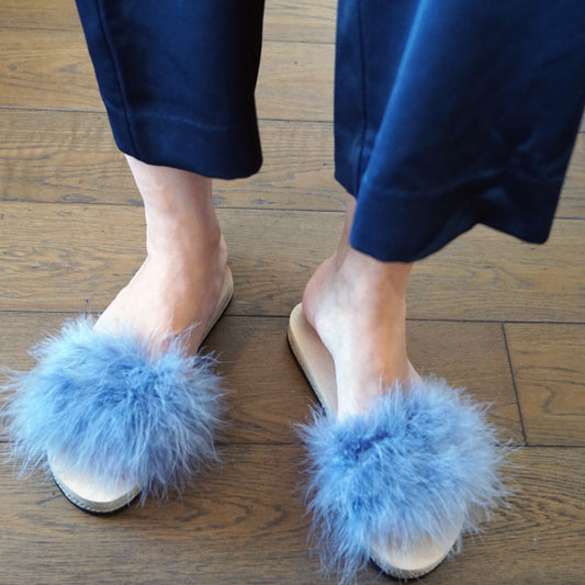 Gray Feather – Handmade Vegan Espadrille Sandals by Sand by Saya NY