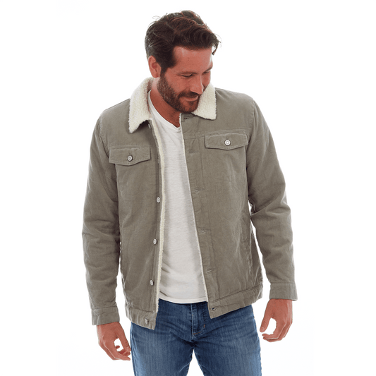 Kolton Corduroy Trucker Jacket - Men's Fashion - Men's Clothing - Jackets & Coats - Jackets - AccessoriesLifes